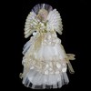 Northlight 16" White and Gold Lighted Angel Sequined Gown Christmas Tree Topper - image 2 of 3