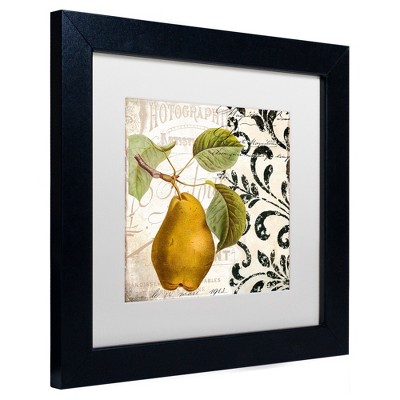 Trademark Fine Art -Color Bakery 'Les Fruits Jardin I' Matted Framed Art