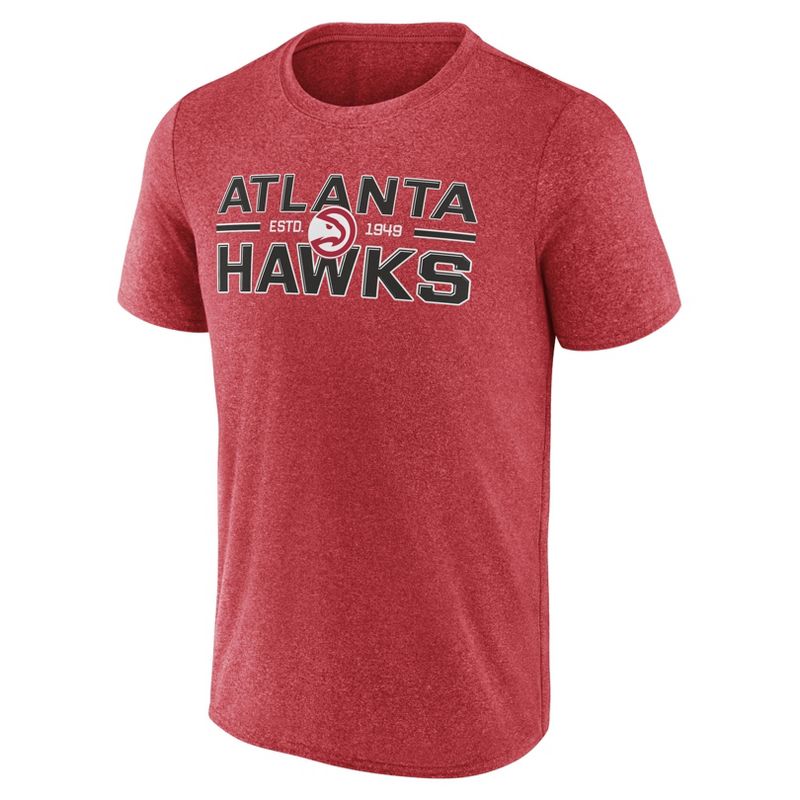NBA Atlanta Hawks Men&#39;s Short Sleeve Drop Pass Performance T-Shirt, 2 of 4