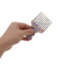 Unique Bargains Flat Handle Marble Hair Insert Comb 1 Pc - 3 of 4