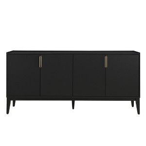 YOOCOZZ Utility Storage Cabinet & Sideboard Cabinet with Aluminum Handles and Adjustable Shelves for Entryway - 1 of 4