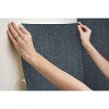 RoomMates Ornate Ogee Peel and Stick Wallpaper Blue/Black: Removable Vinyl, Self-Adhesive, Abstract Pattern, 28.2 Sq Ft Coverage - 4 of 4