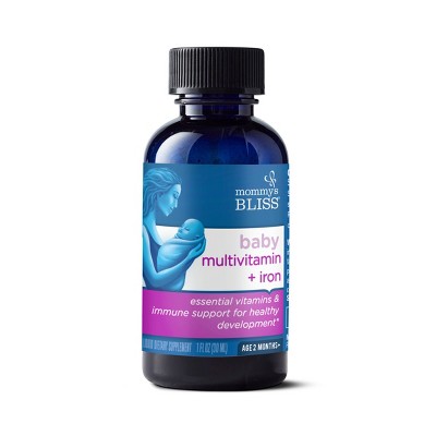 Mommy&#39;s Bliss Baby Multivitamin + Iron - 1 fl oz