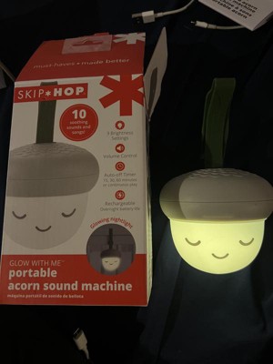 Multi Glow With Me Portable Acorn Sound Machine