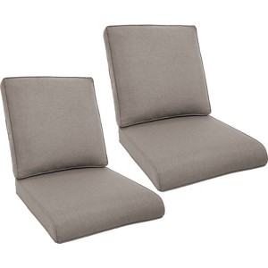 POCASSY Outdoor Chair Cushions Set, 22.5 x 25 Replacement Outdoor Cushions for Patio Furniture Dining Rocking Swivel Chairs Sofa Loveseat - 1 of 4
