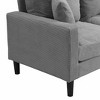 Dexmalle Orange Comfy High Resilience Loveseat Sofa - 4 of 4