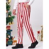 INSPIRE CHIC Men's Classic Fit Flat Front Business Work Prom Striped Pants - 2 of 4