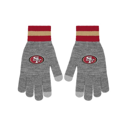 Nfl San Francisco 49ers Gray Big Logo Glove Target