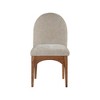 Meridian Furniture,Waldorf Chenille Fabric Dining Chair - 3 of 4