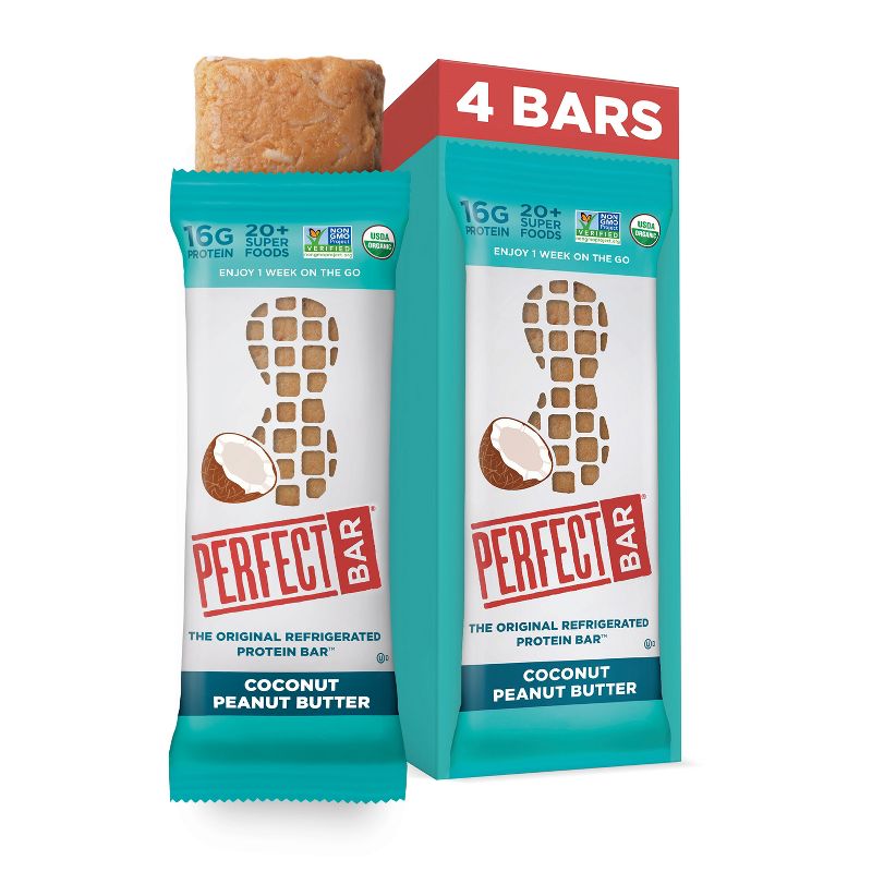 Perfect Bar Coconut Peanut Butter Refrigerated Protein Bar, 1 of 12