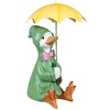 Northlight Sitting Duck in Raincoat and Umbrella Outdoor Garden Statue - 10.5" - 3 of 4