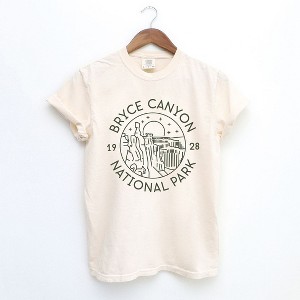 Simply Sage Market Women's Bryce Canyon National Park Short Sleeve Garment Dyed Tee - 1 of 4