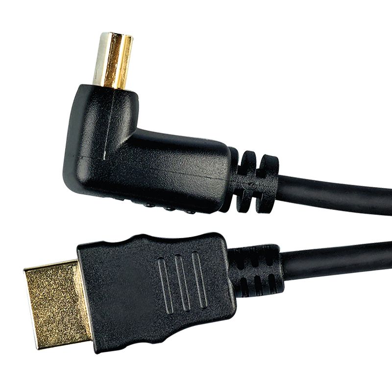 RCA 6-Ft. HDMI® Cable with 1 Right-Angle Connector, 3 of 11
