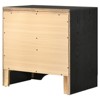 Sapphtopaz Modern Nightstand with 2 Drawers Night Stand with Hidden Jewelry Tray & Embossed Silver Handle Bedside Table for Bedroom,Living Room - 4 of 4