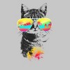 Men's Design By Humans Cat Breeze By Artemple T-Shirt - 2 of 4
