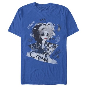 Men's Cruella Fashion Sketch T-Shirt - 1 of 4