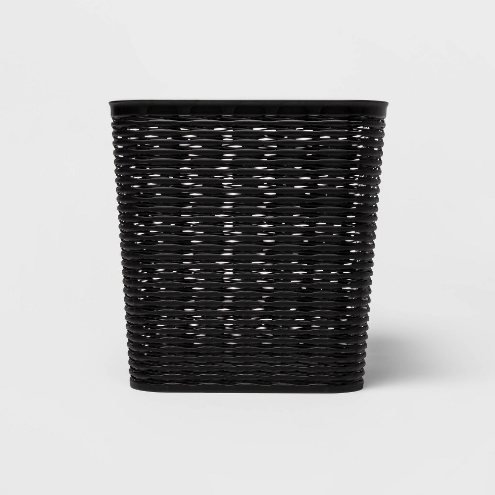Wave 11" Cube Storage Bin Black - Brightroom™