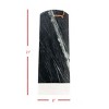 Large Rectangle Black Marble Serving Cutting Board - Foreside Home & Garden - 3 of 4