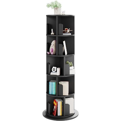 Aoxun 360° Rotating Bookcase for Bedroom, Living Room, Study Room