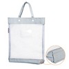 Unique Bargains Nylon Mesh Transparent Document Bag with Handle 13.4" x 11.6" - 3 of 4