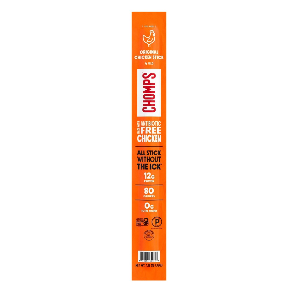 Chomps Snack Sticks Original Chicken Meat Sticks - 1.15oz