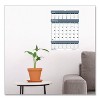 Bar Harbor Recycled Wirebound 3-Months-per-Page Wall Calendar, 15.5 x 22, White/Blue/Gray, 14-Month: Dec 2025 to Jan 2027 - 2 of 4