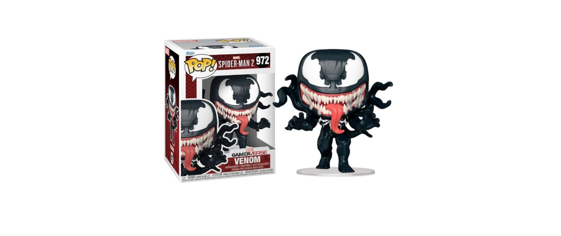 Funko POP! Games: Spider-Man 2- Venom - Vinyl Figure #972 #76110
