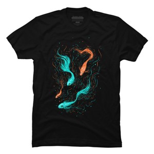 Men's Design By Humans Neon Float By StevenToang T-Shirt - 1 of 4