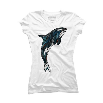 Junior's Design By Humans Jumping Orca By Studiokauz T-Shirt