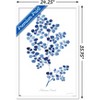 Trends International Jean Plout - Indigo Botanical Adiantum Assimle Framed Wall Poster Prints - 3 of 4