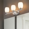 C Cattleya Contemporary Vanity Light with White Opal Glass for Bathroom(2 Colors/4 Sizes） - 4 of 4