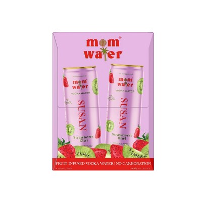 Mom Water Strawberry Kiwi - Susan - 4pk/355ml Cans