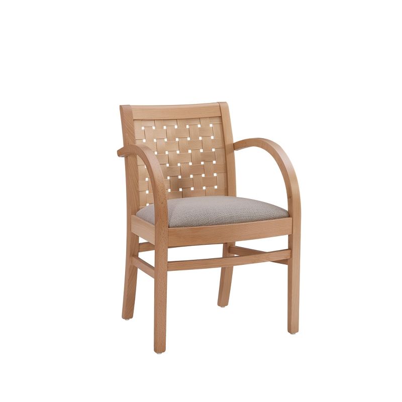 Sumpter Transitional Woven Armchair Natural - Linon, 1 of 10
