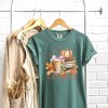 Simply Sage Market Women's Coquette Girl Who Loves Fall Short Sleeve Garment Dyed Tee - 3 of 4