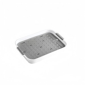 GustoWave Rabbit Litter Box with Grate, Guinea Pig Litter Pan Anti-turnover, Pet Toilet Potty Trainer for small animals - 1 of 4