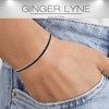 Paperclip Chain Half CZ Tennis Bracelet for Women Adjustable to 7.5" Sterling Silver Ginger Lyne Collection - 3 of 4