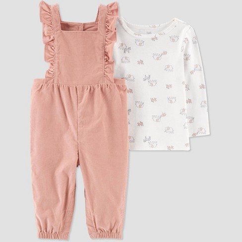 Carter's Just One You® Baby Girls' Top & Bottom Set - Pink - image 1 of 3