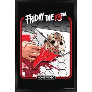 Trends International Friday the 13th: Seasons of Scare - Home Video Framed Wall Poster Prints - 1 of 4