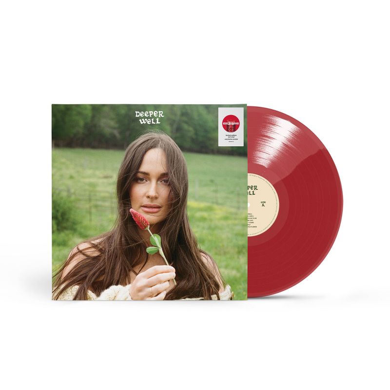 Kacey Musgraves - &#8220;Deeper Well&#8221; (Target Exclusive, Vinyl) (Crimson Clover Edition) (Half Opaque/Half Transparent Red), 1 of 6