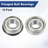Unique Bargains Chrome Steel Multipurpose Use Flanged Ball Bearing 10 3/8" x 7/8" x 9/32" - 4 of 4