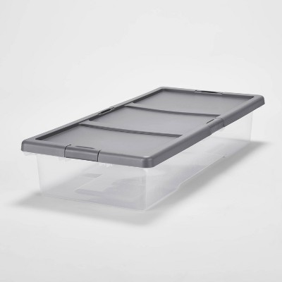 Underbed Latching Clear Storage Box - Brightroom&#8482;