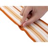 INSPIRE CHIC Women's Stripes Contrast Color Skinny Long Satin Silky Neck Scarves 1Pc - 4 of 4