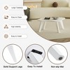 NicBex Cloud Shape Coffee Table with Imitation Marble/Wood Tabletop for Living Room,Dining Room,Bedroom - 4 of 4