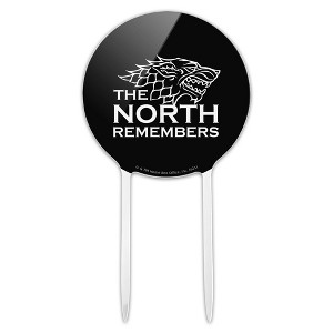 Game Of Thrones The North Remembers Acrylic Cake Topper - 1 of 4