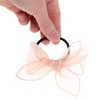 Unique Bargains Solid Color Bow Ribbon Hair Elastic Band 1 Pc - 4 of 4