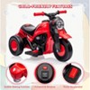 Kids Electric Motorcycle with Bubble Function, 6V Battery Powered Ride On Motorbike Toy w/LED Headlights - 2 of 4