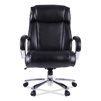 Maxxis Series Black Leather Executive Chair with Chrome Base