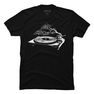 Men's Design By Humans The Sound of Zen By EranFowler T-Shirt - 1 of 4