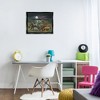 Stupell Industries Animal Pairs at Watering Hole Floating Frame Canvas Wall Art - 3 of 4