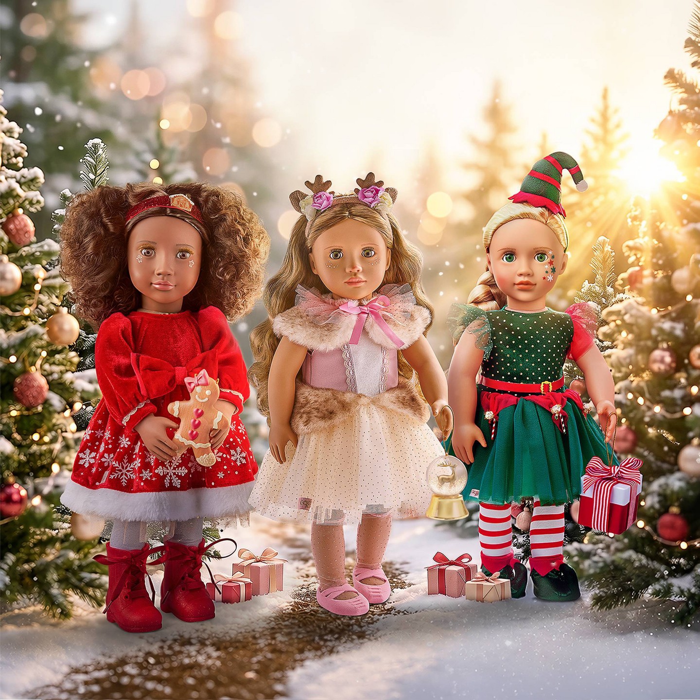 Детская кукла Our Generation Special Event Doll - Christmas Reindeer — фото 8